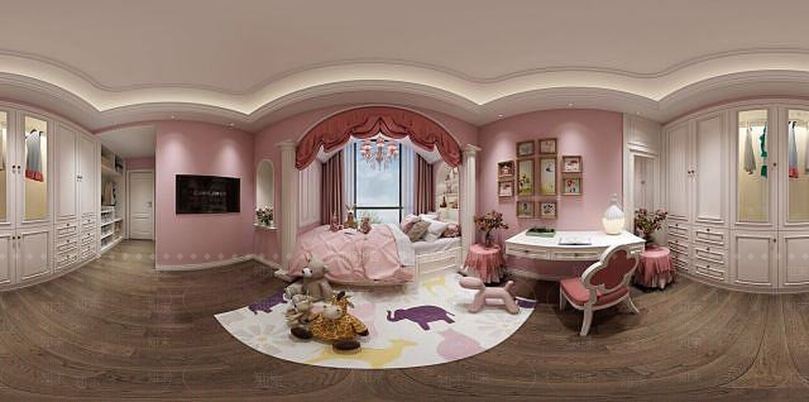美式儿童卧室3D模型下载【ID:1189830522】