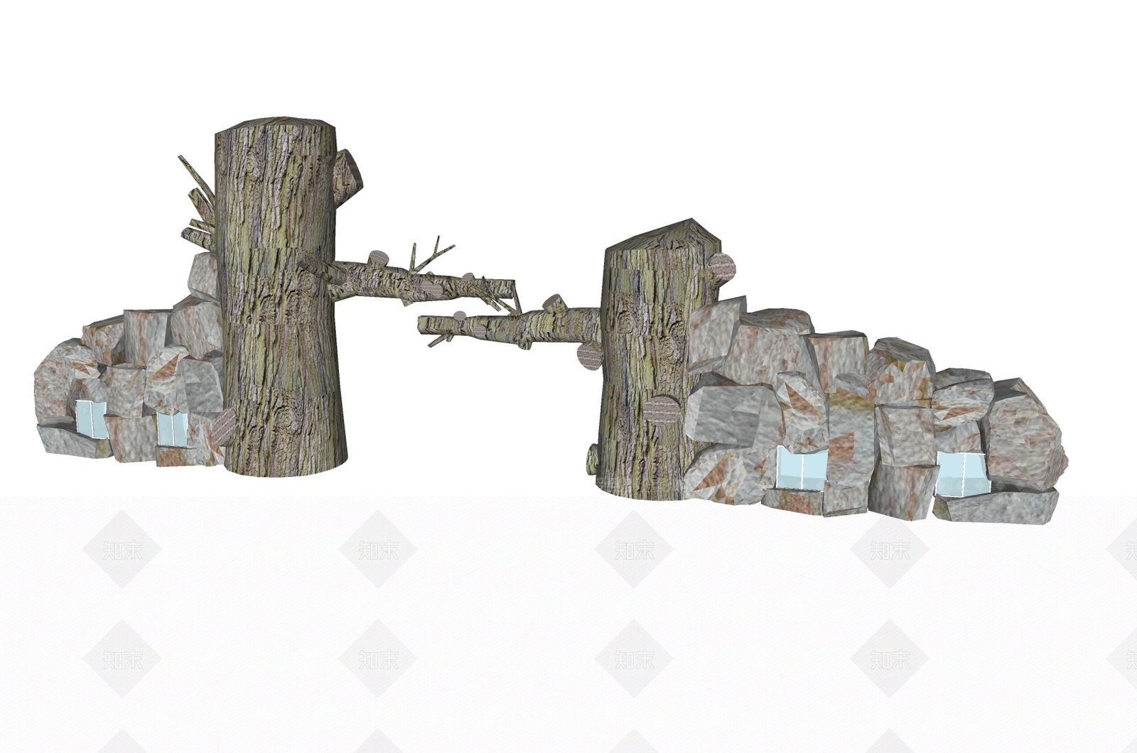 现代入口大门SU模型下载【ID:1189830976】