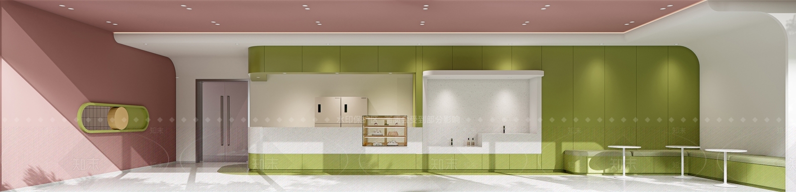 现代简约西餐厅3D模型下载【ID:1189835716】
