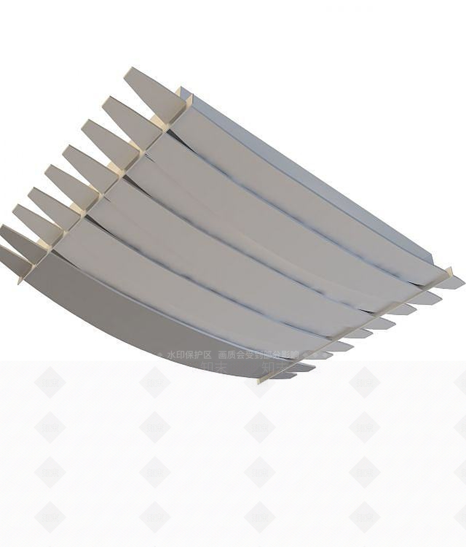 现代简约吸顶灯3D模型下载【ID:1189836264】
