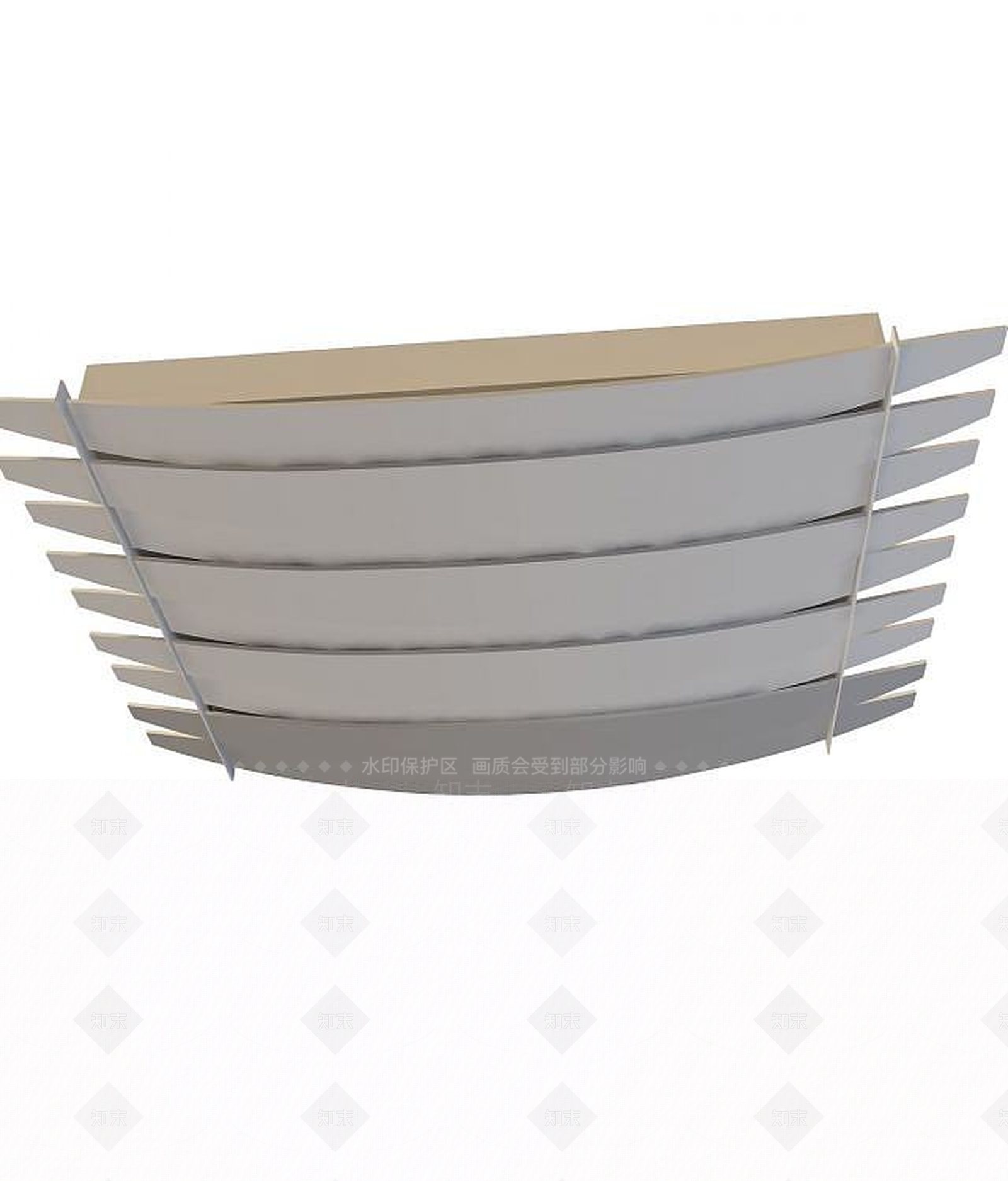 现代简约吸顶灯3D模型下载【ID:1189836264】
