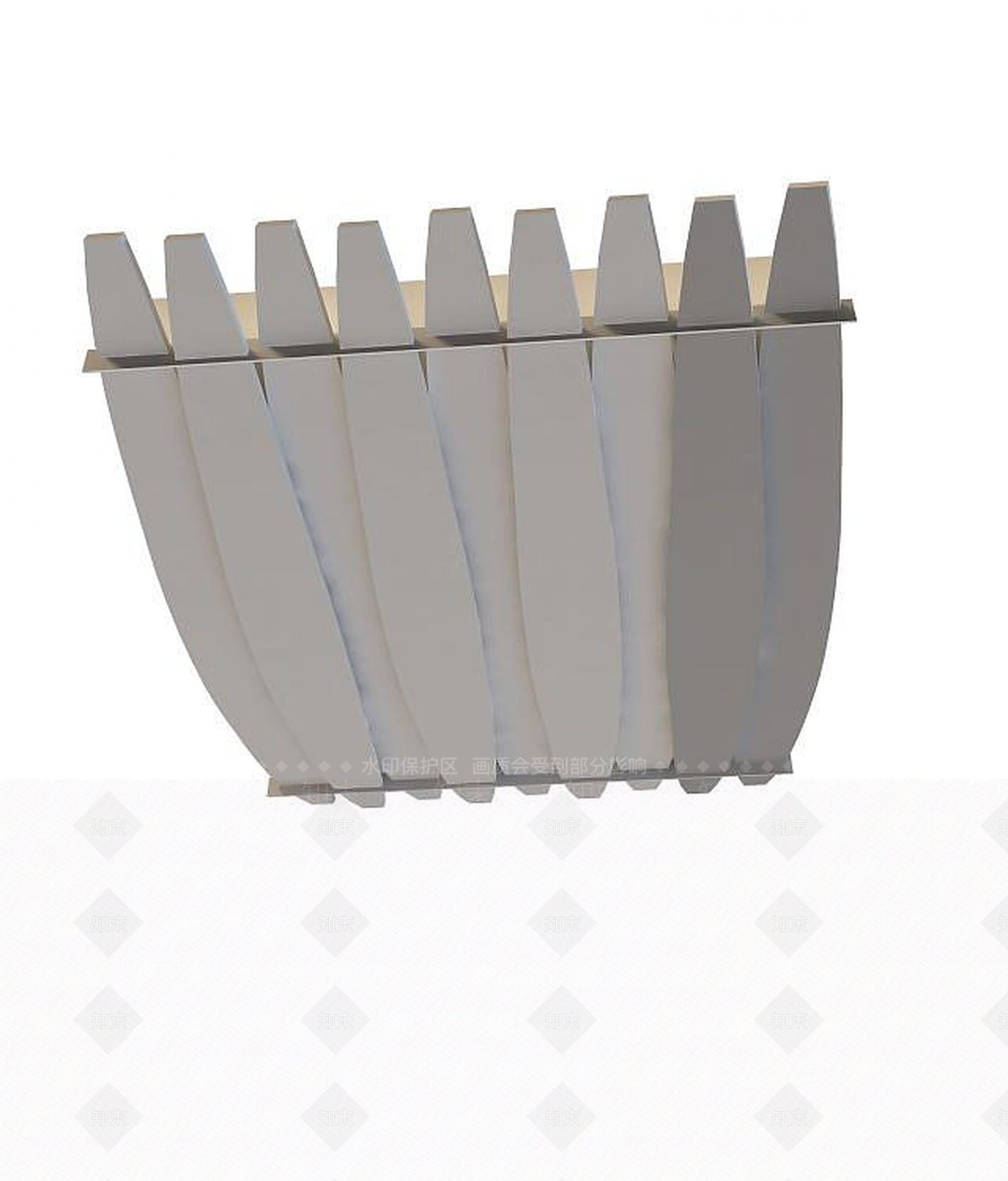 现代简约吸顶灯3D模型下载【ID:1189836264】