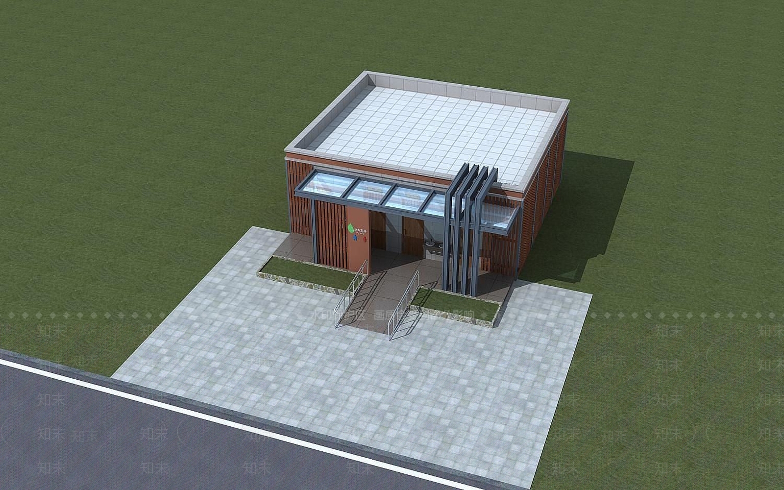 现代公共厕所3D模型下载【ID:1189836547】