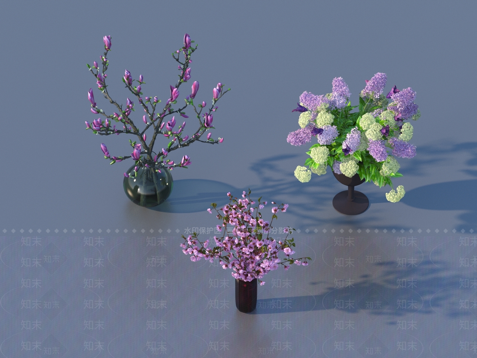 现代花钵3D模型下载【ID:1189836894】