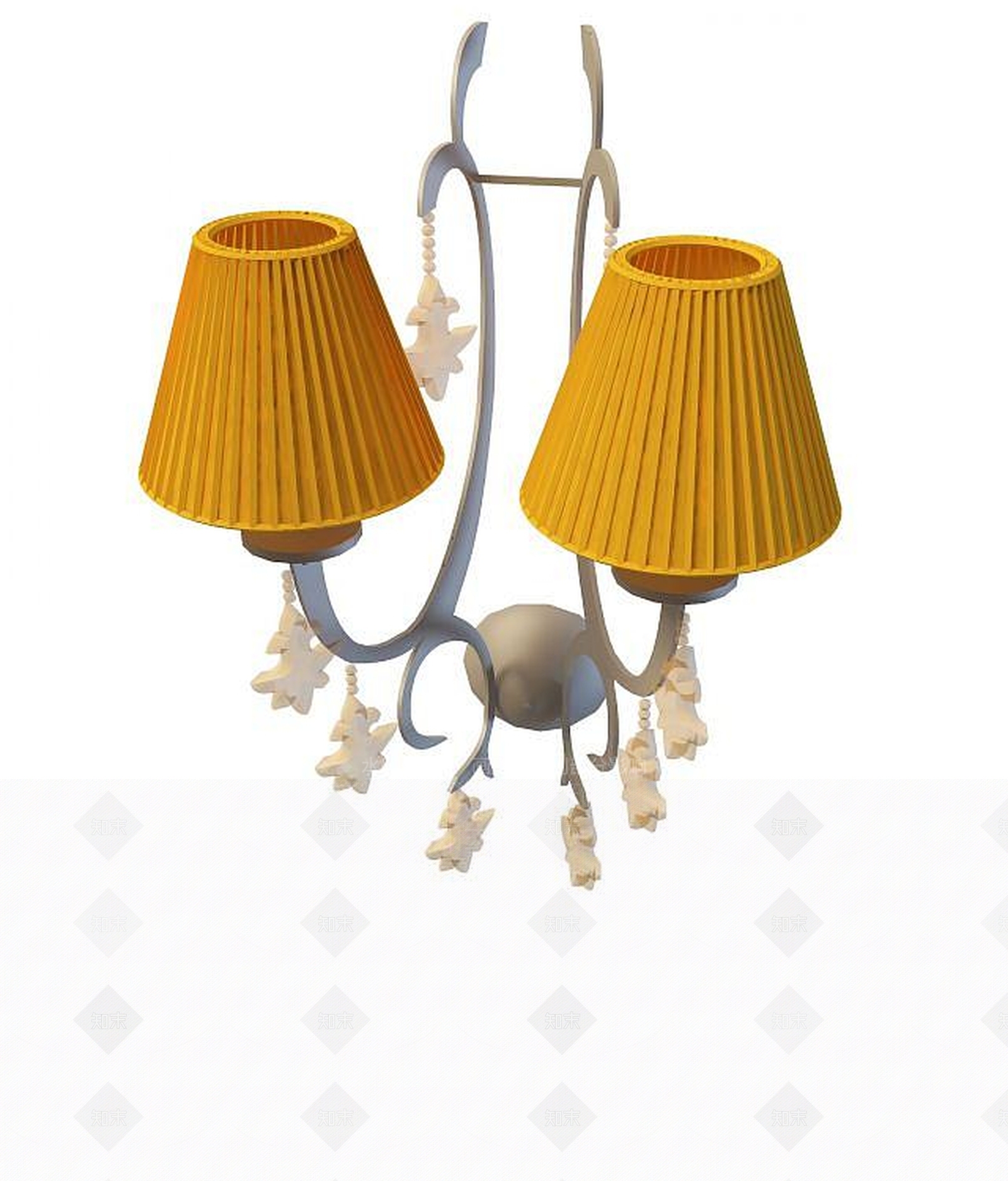 欧式古典欧式壁灯3D模型下载【ID:1189836929】