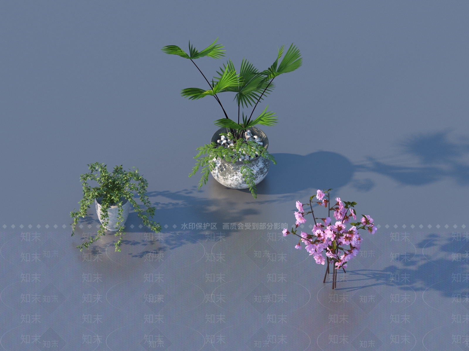 现代花钵3D模型下载【ID:1189838254】