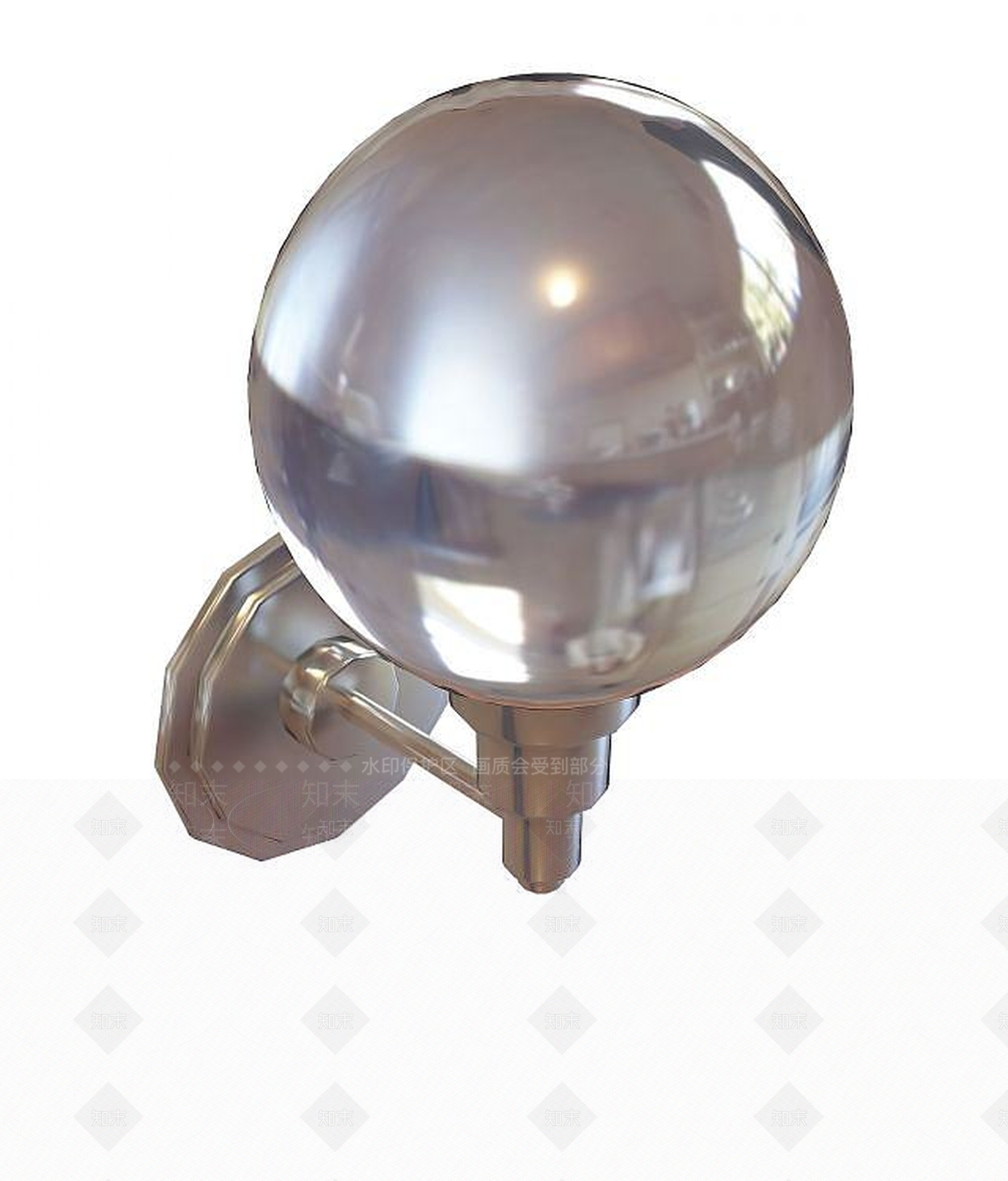 现代客厅壁灯3D模型下载【ID:1189840601】