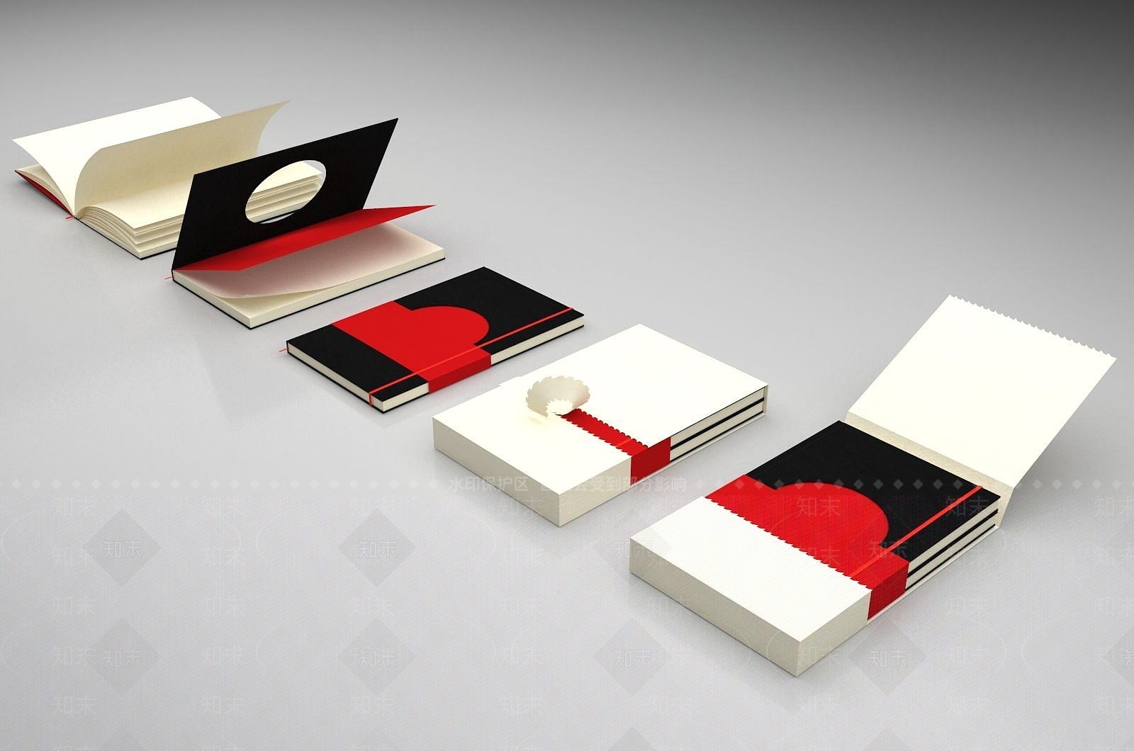 现代笔记本3D模型下载【ID:1189840806】