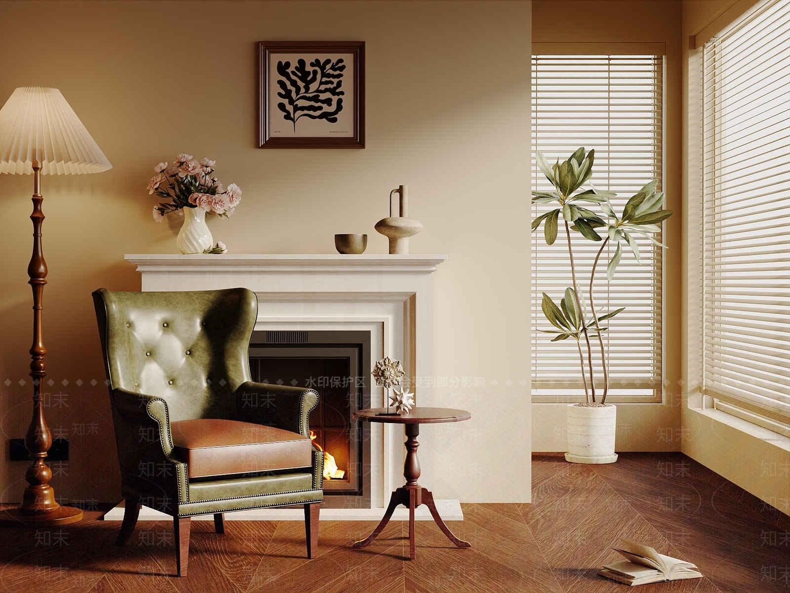 美式法式欧式单人沙发SU模型下载【ID:1189841888】