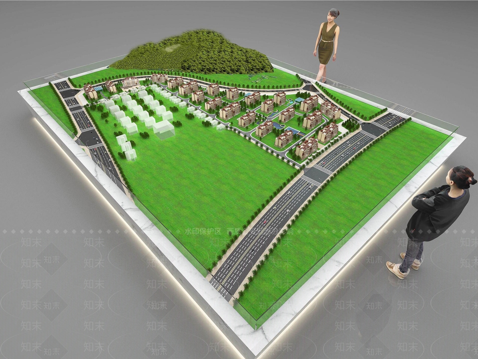 现代沙盘3D模型下载【ID:1189842897】