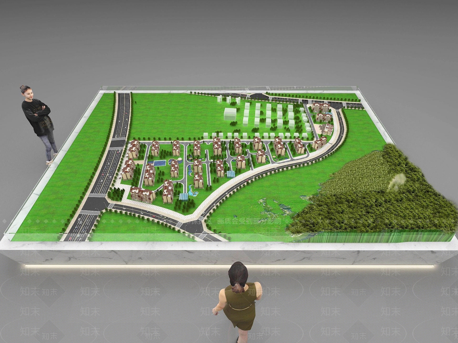 现代沙盘3D模型下载【ID:1189842897】