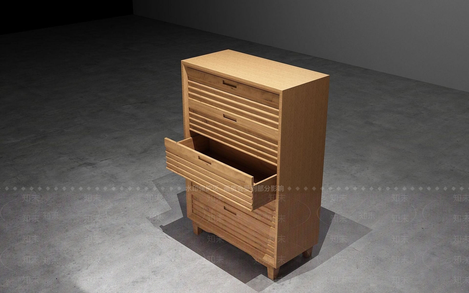 现代柜子3D模型下载【ID:1189843820】