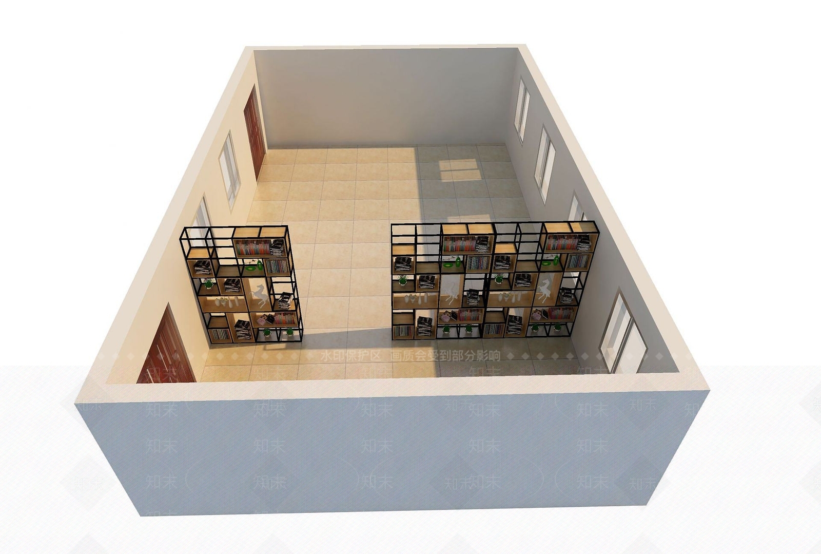 现代展示架3D模型下载【ID:1189844563】