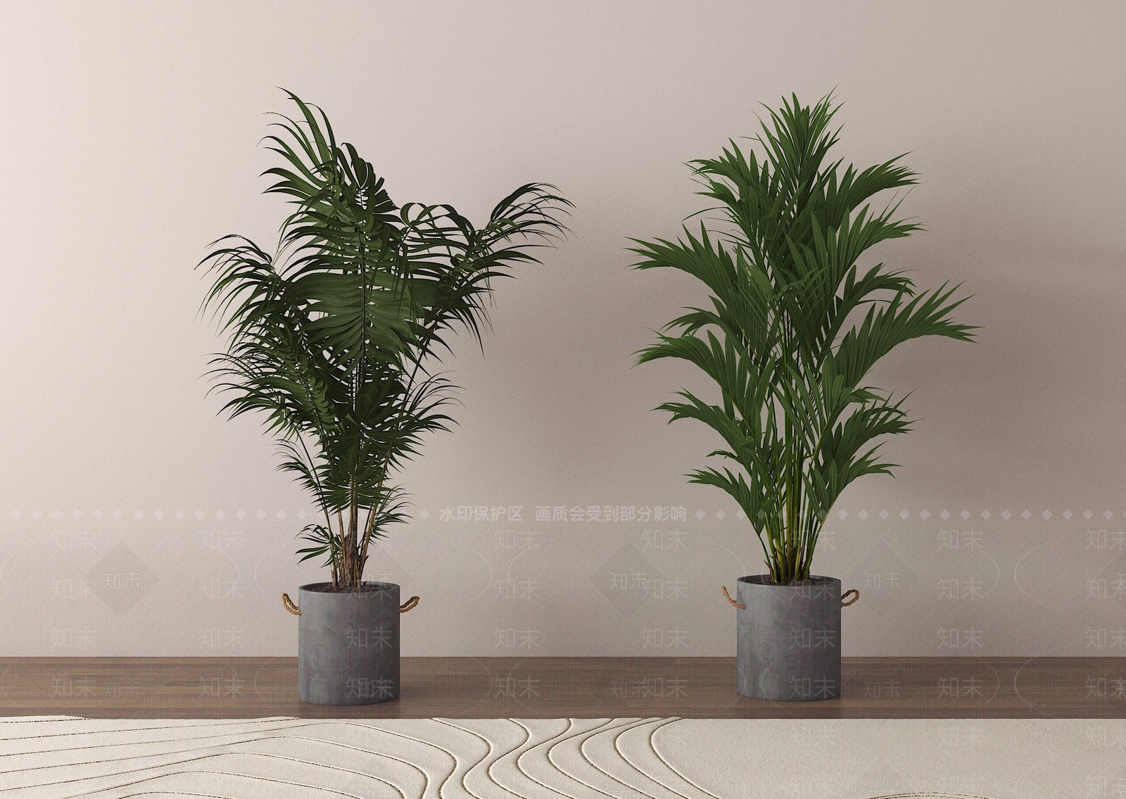 植物组合SU模型下载【ID:1189844636】