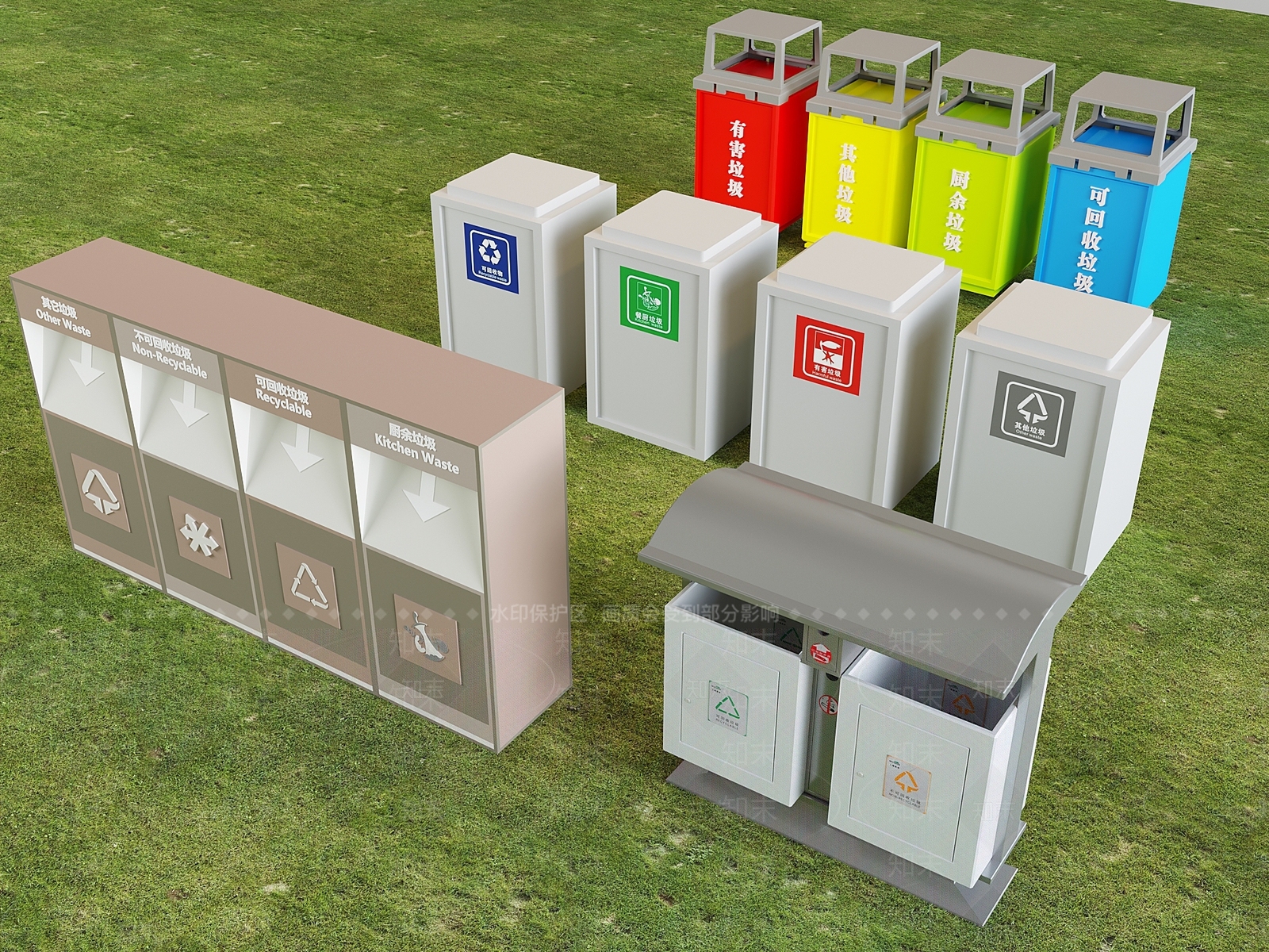 公用器材3D模型下载【ID:1189853028】