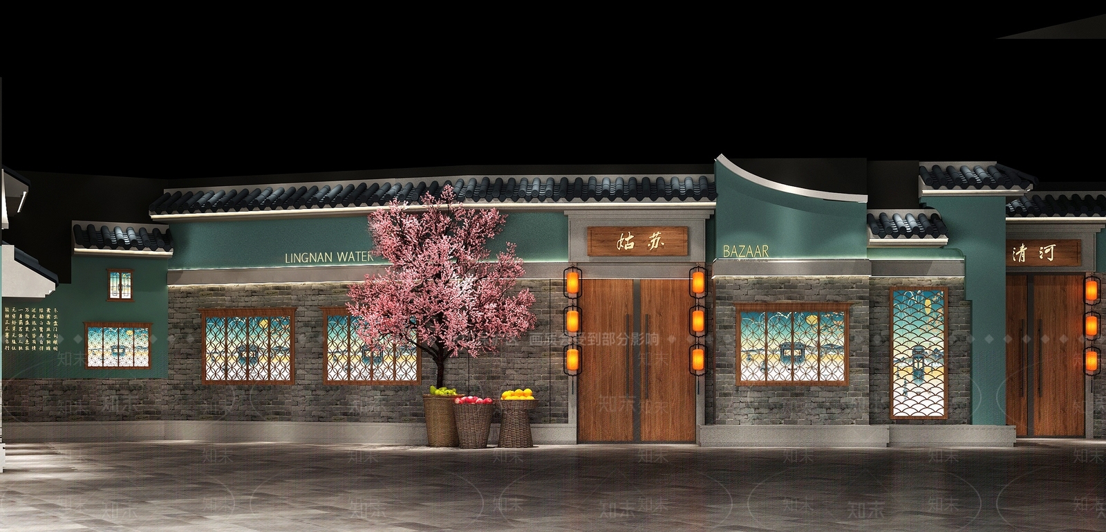 中式中餐厅3D模型下载【ID:1189856705】