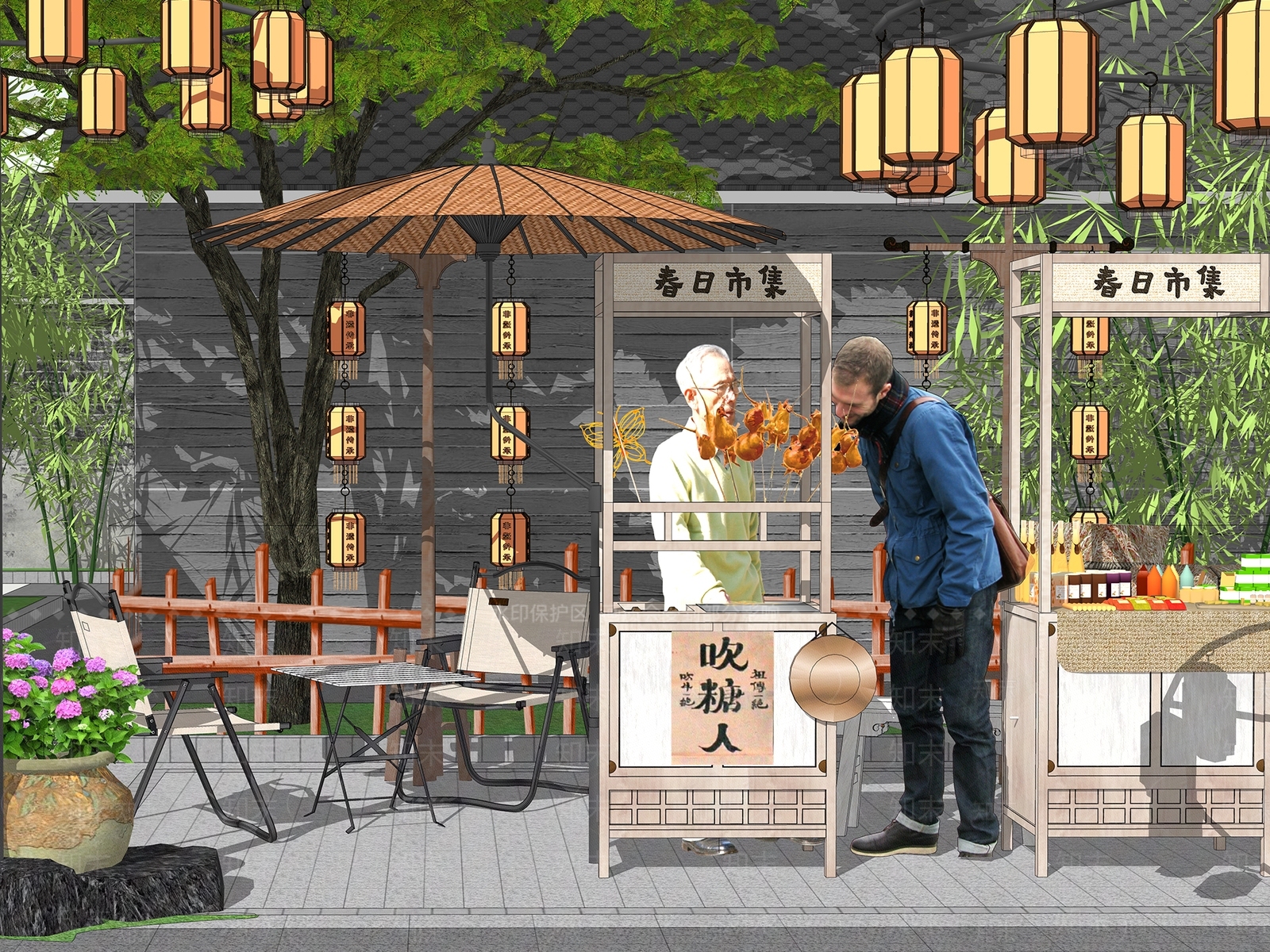 现代其他商展器材SU模型下载【ID:1189859509】