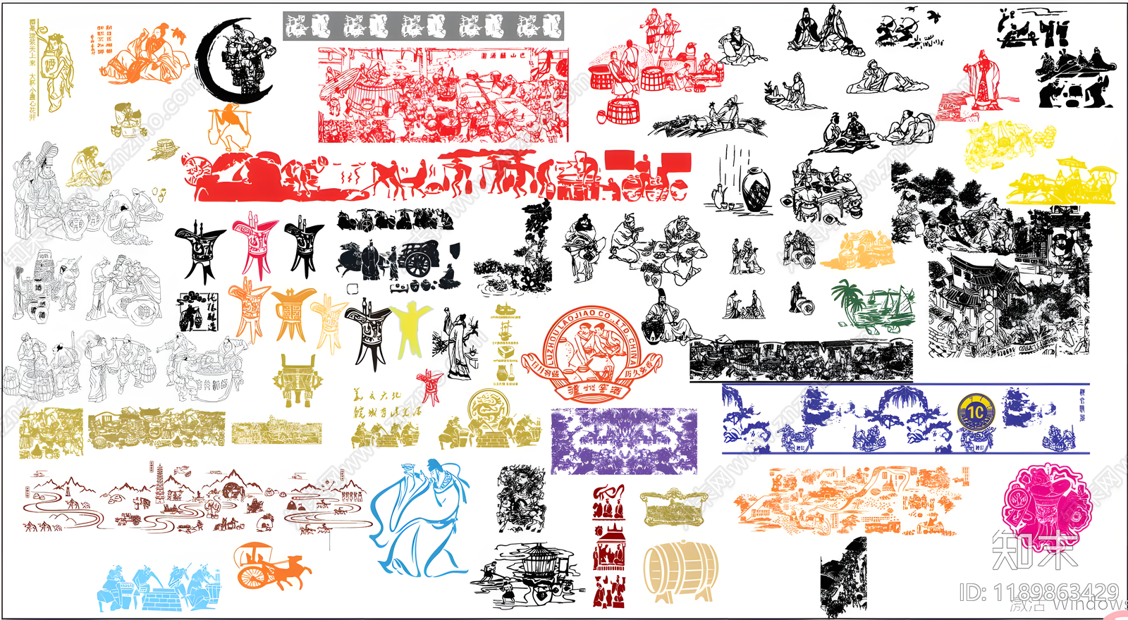 现代人物cad施工图下载【ID:1189863429】