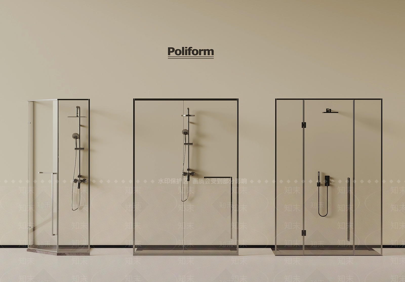 淋浴房3D模型下载【ID:1189867432】