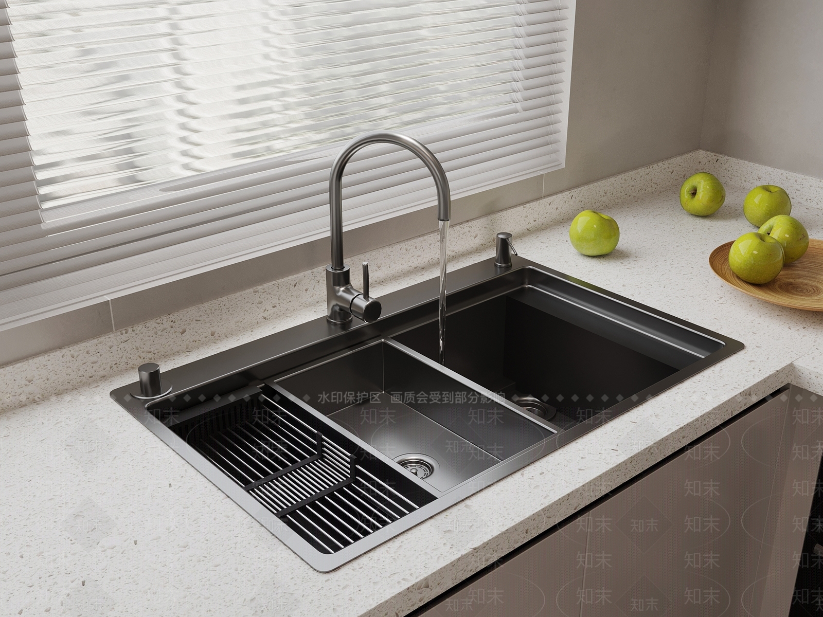 水槽3D模型下载【ID:1189868370】