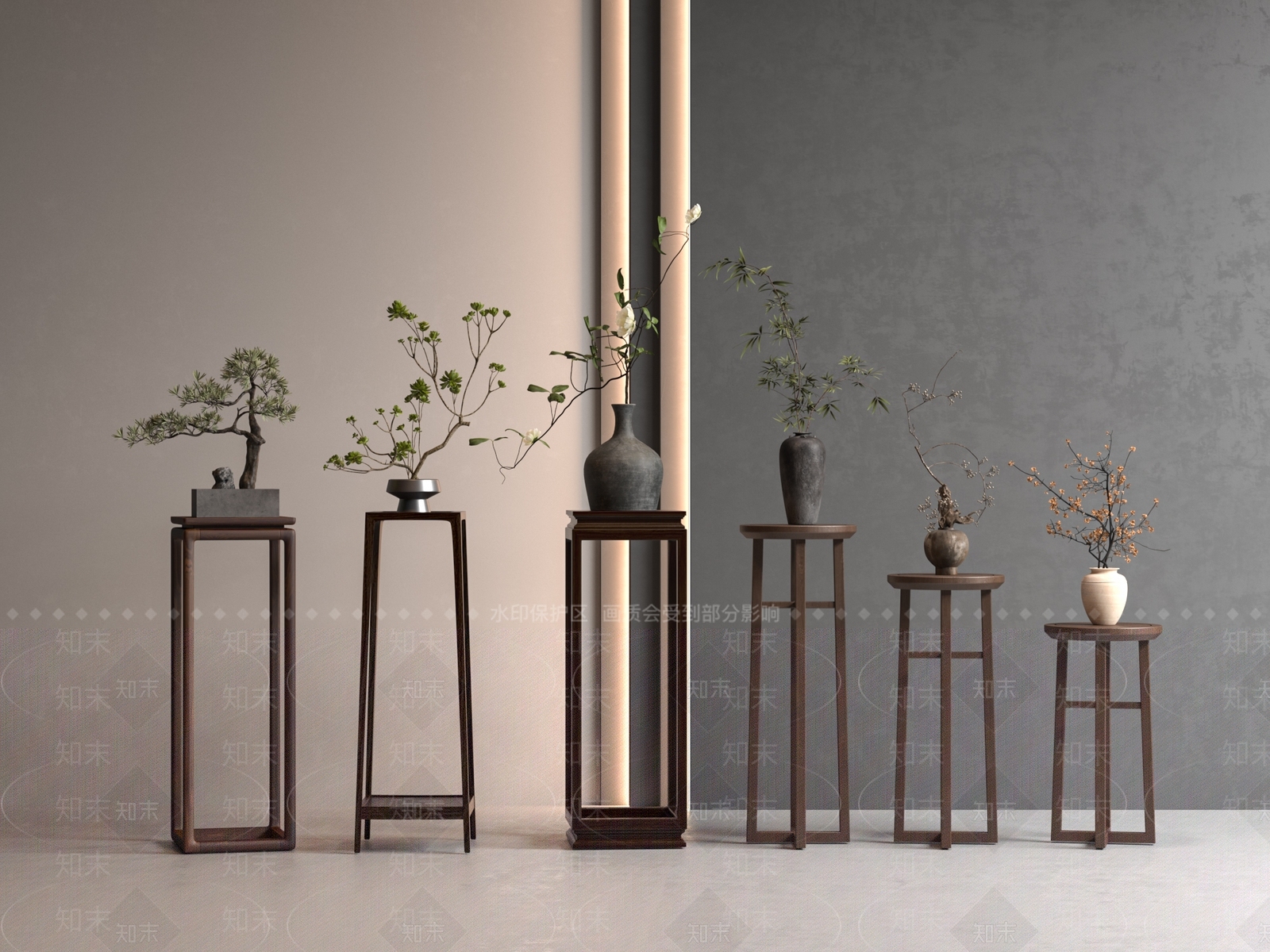花架3D模型下载【ID:1189868977】