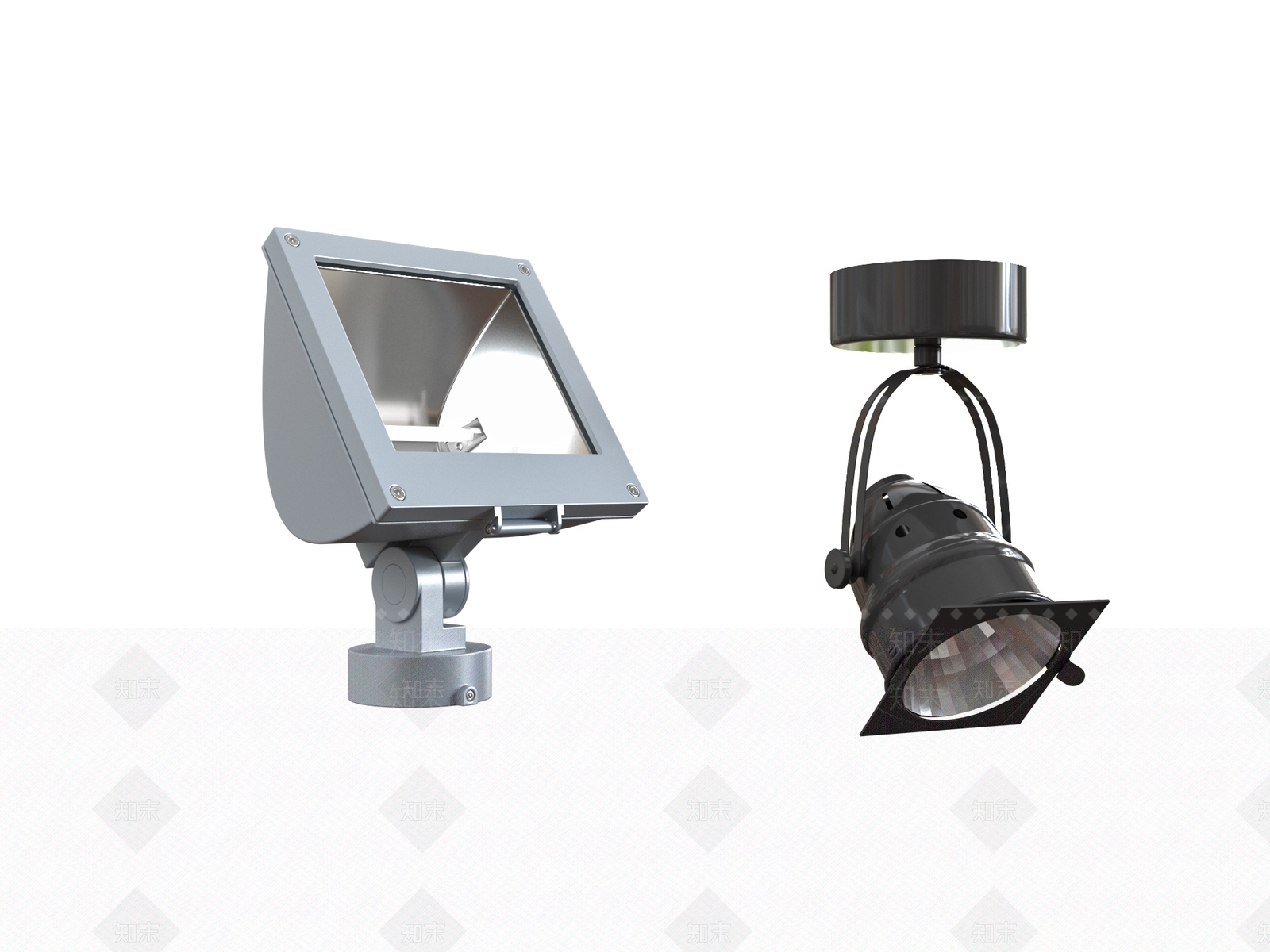 现代舞台灯SU模型下载【ID:1189876032】