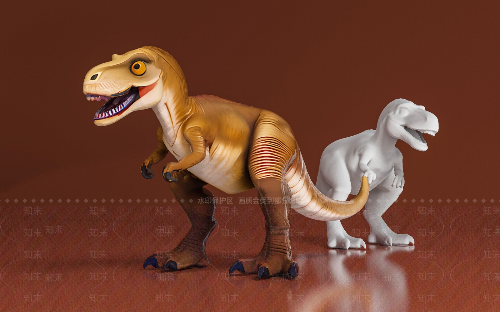 爬行类动物3D模型下载【ID:1189876436】