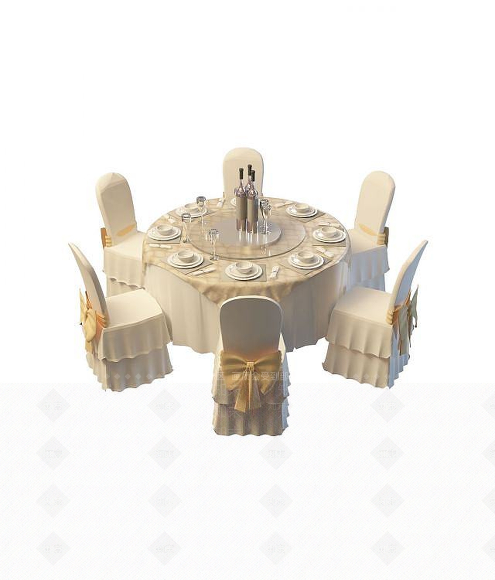 现代书桌椅3D模型下载【ID:1189876567】