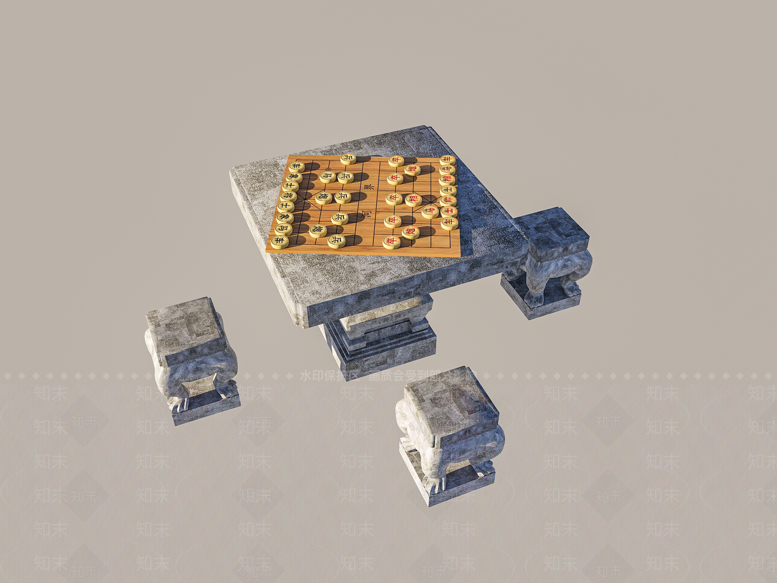 现代庭院小品SU模型下载【ID:1189882146】