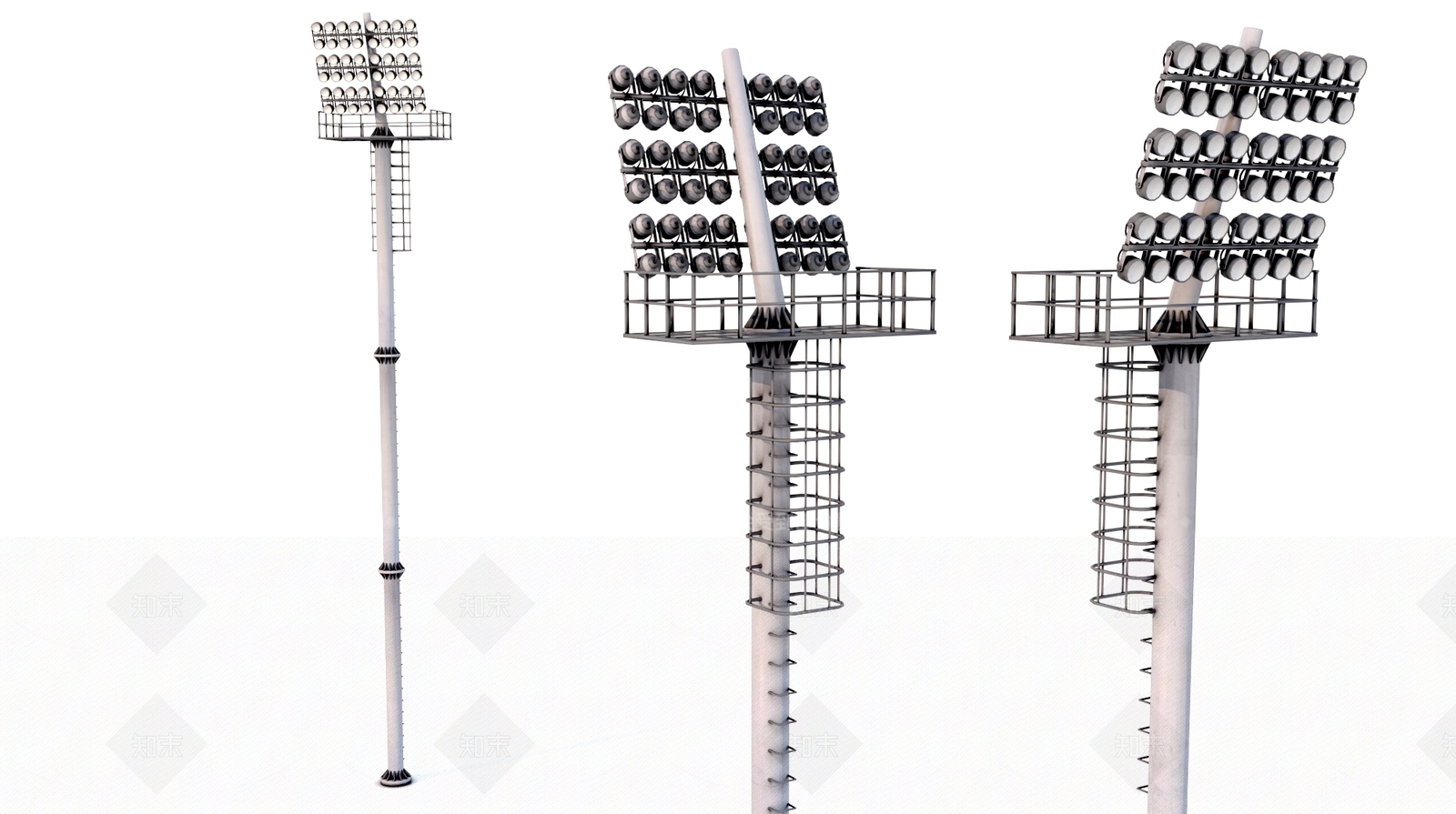 现代路灯SU模型下载【ID:1189882620】