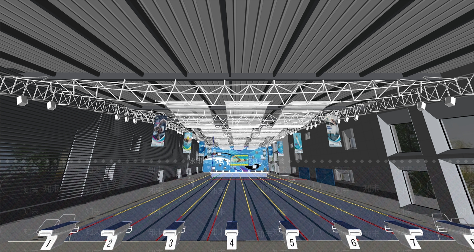 现代其他公共空间SU模型下载【ID:1189883667】