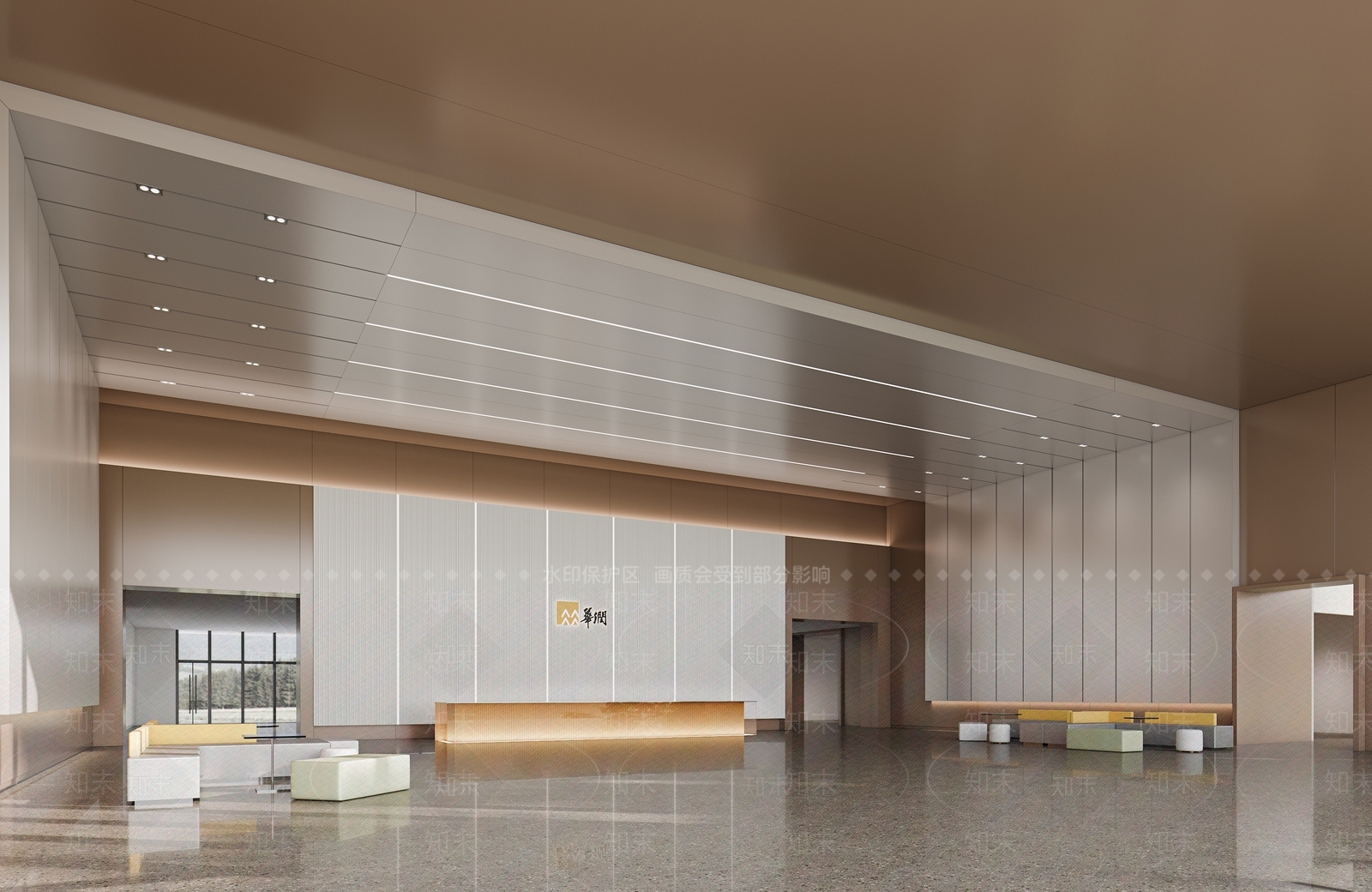 现代大厅3D模型下载【ID:1215077768】