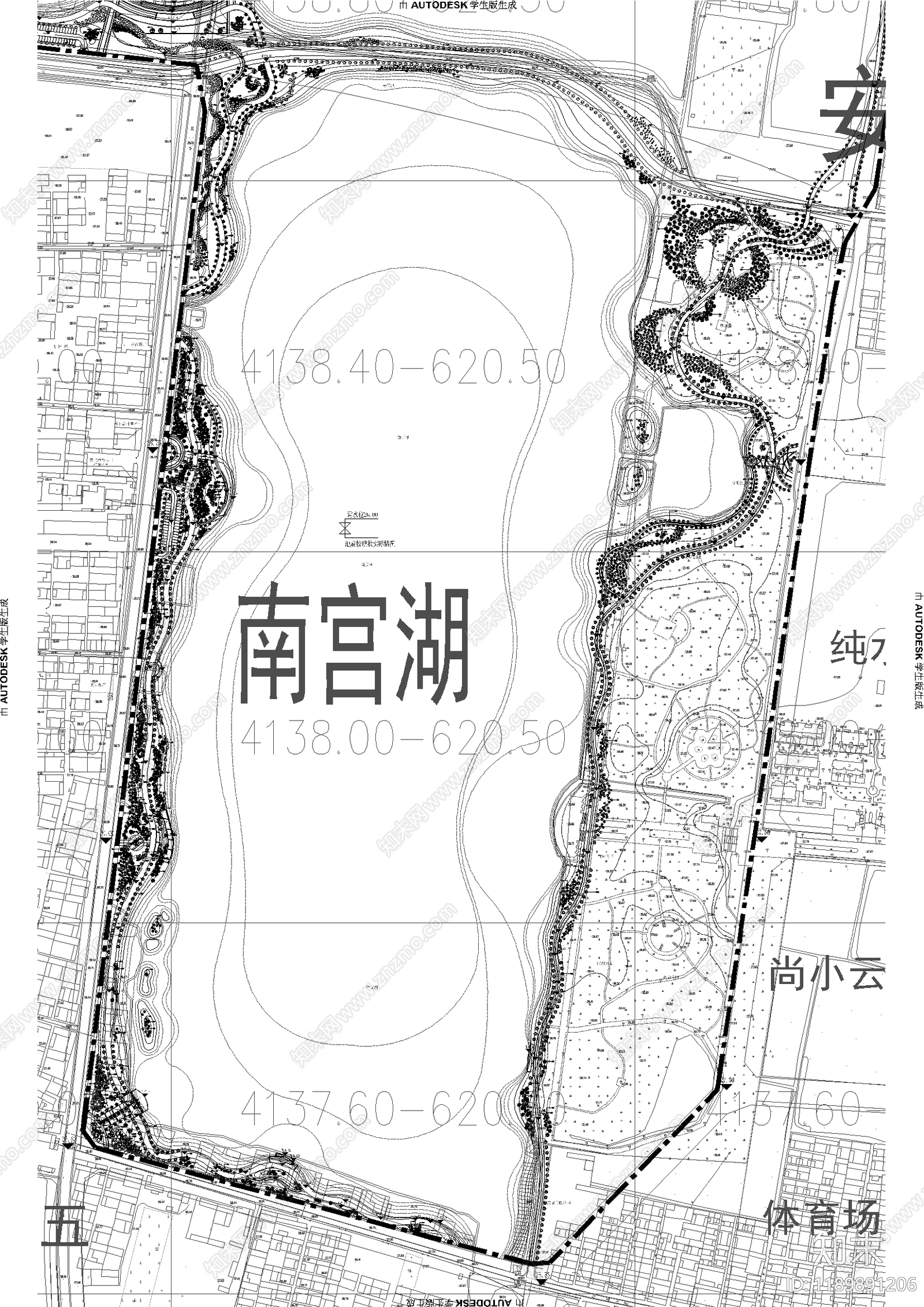 现代植物配置图库cad施工图下载【ID:1189891206】