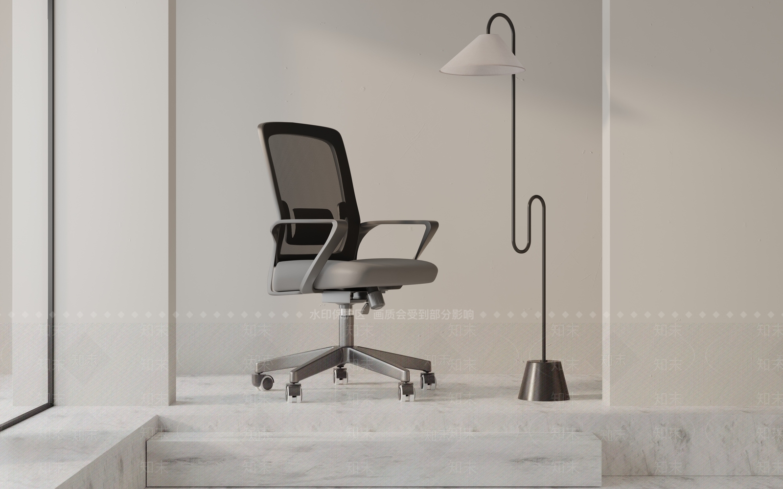 现代办公椅3D模型下载【ID:1189892069】
