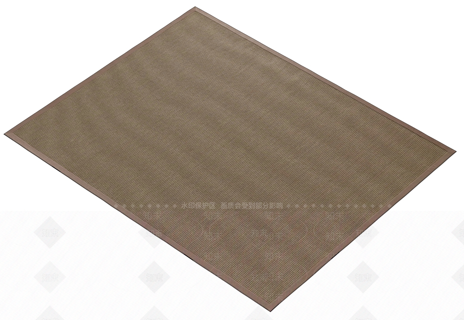 新中式地毯SU模型草图