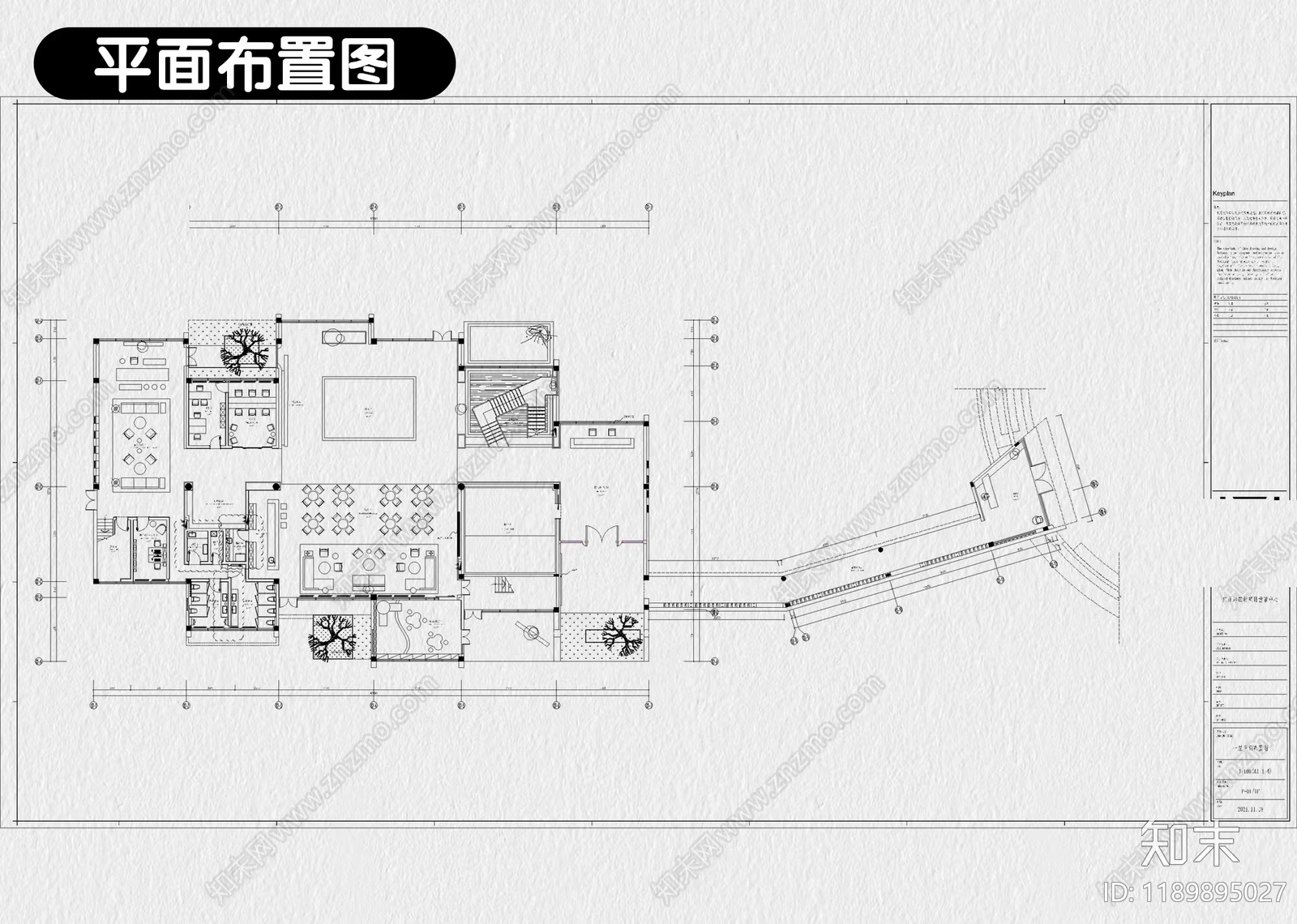 现代售楼处cad施工图下载【ID:1189895027】