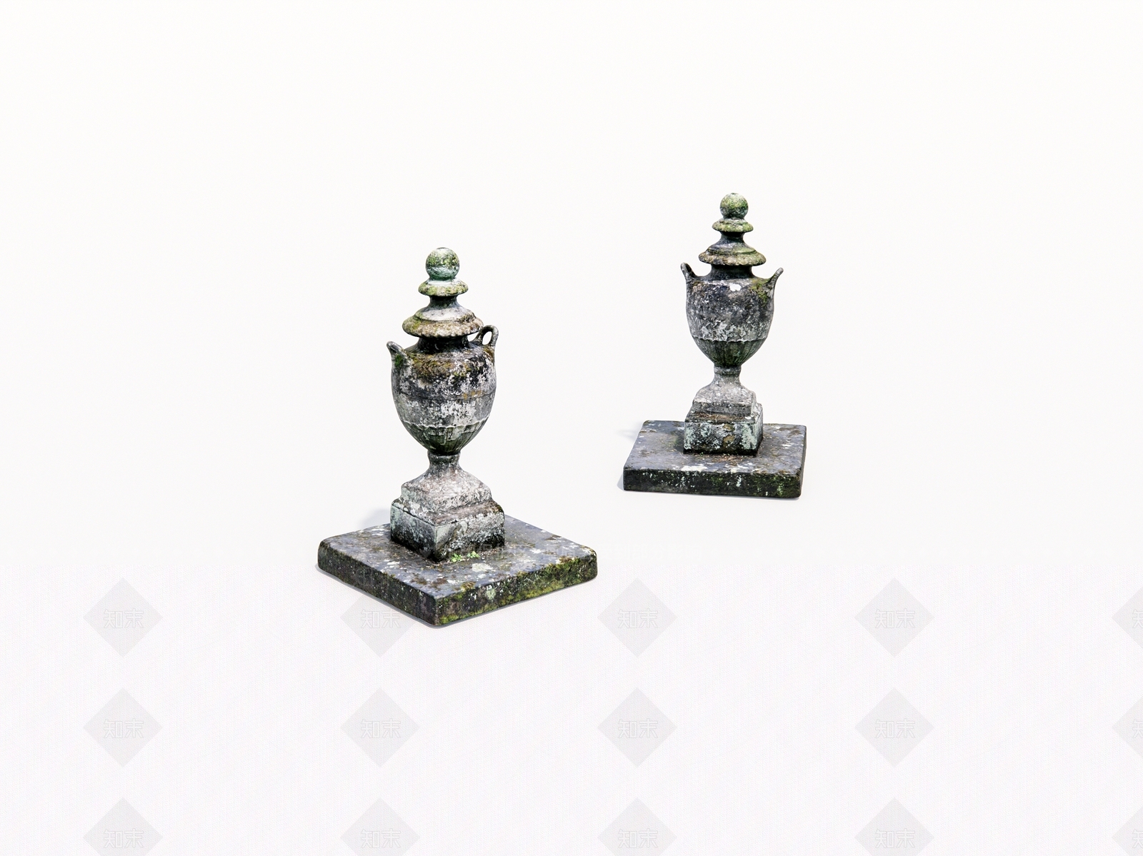 现代雕塑小品SU模型下载【ID:1189896839】