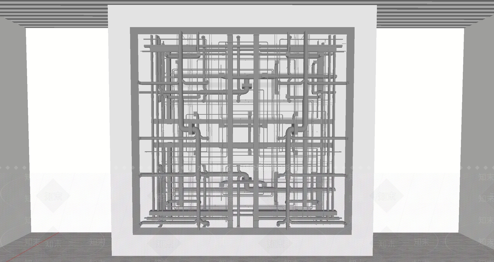 管道零件SU模型下载【ID:1189898083】