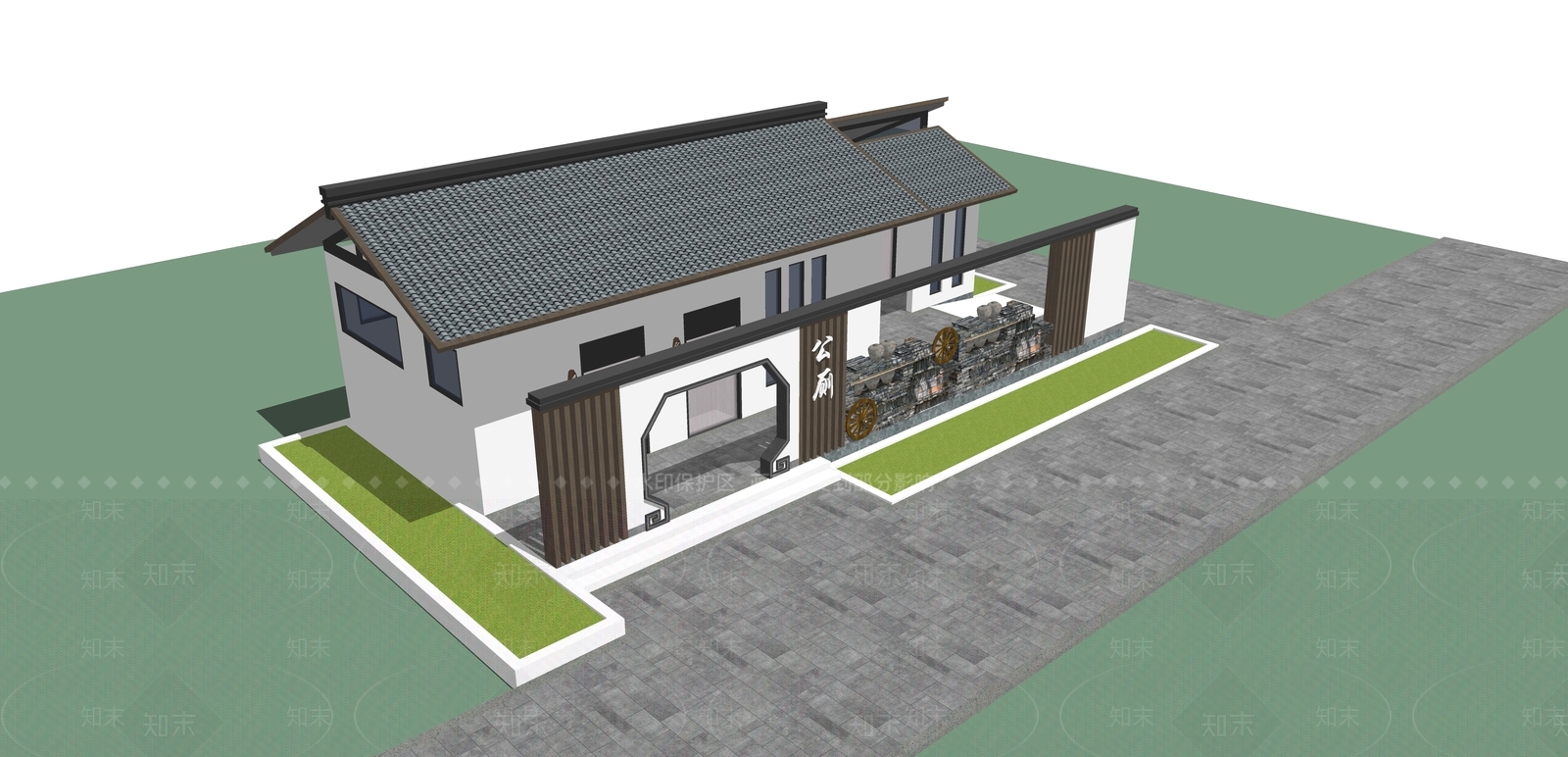 小公建SU模型下载【ID:1189899572】