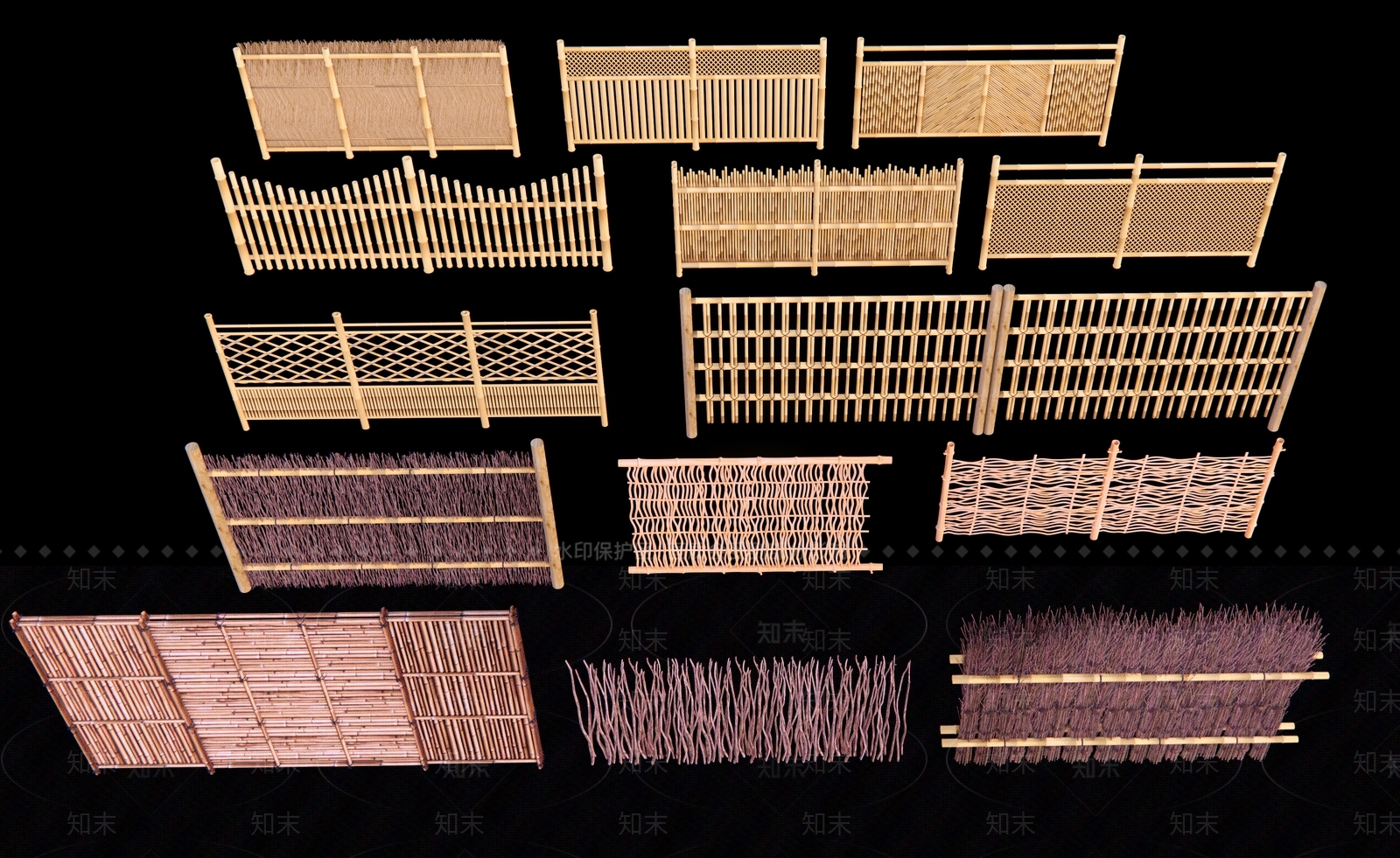 日式侘寂其他小品SU模型下载【ID:1189902317】