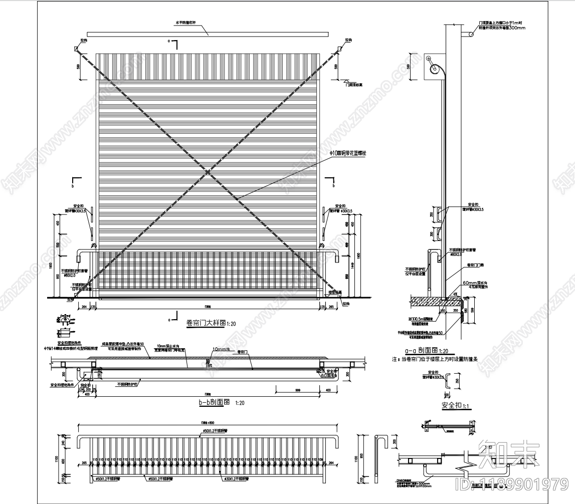 综合门节点施工图下载【ID:1189901979】