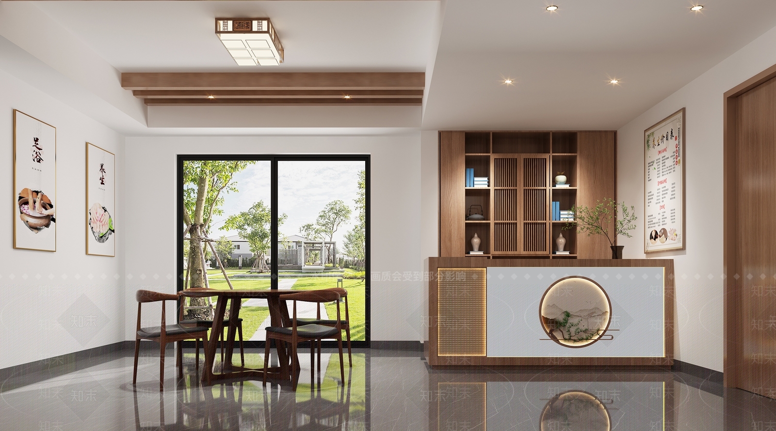 新中式足浴店3D模型下载【ID:1189904873】
