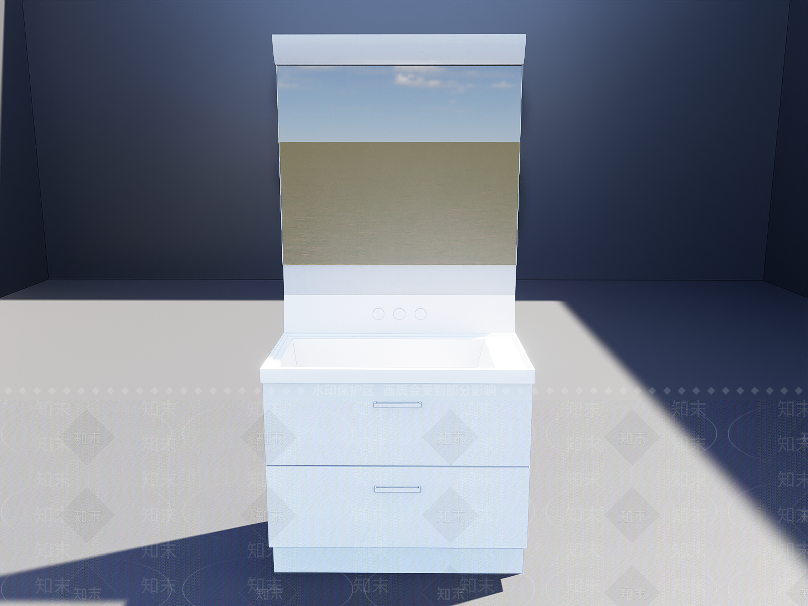 现代日式卫生间SU模型下载【ID:1189909319】