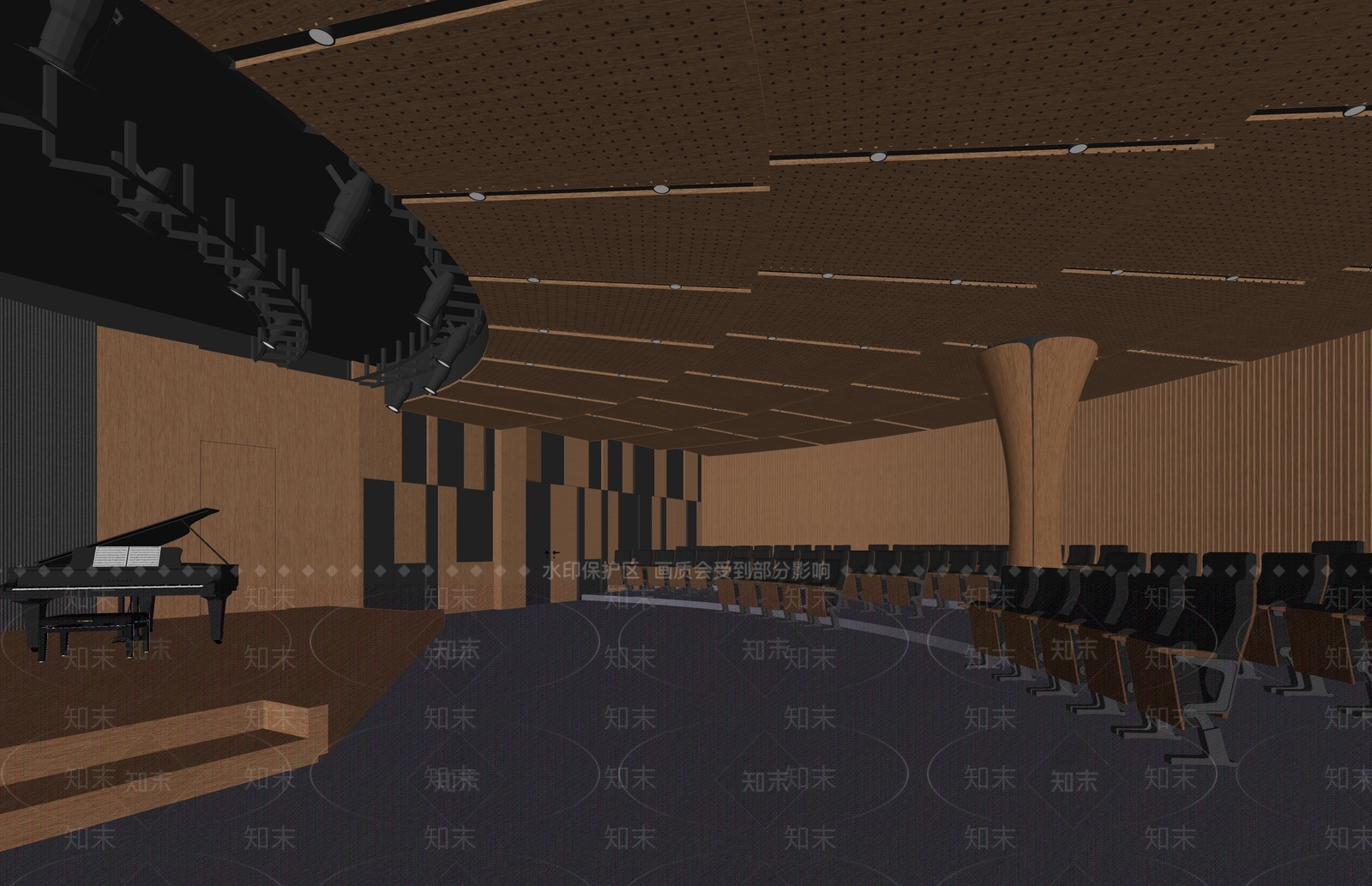 现代其他公共空间SU模型下载【ID:1189909197】