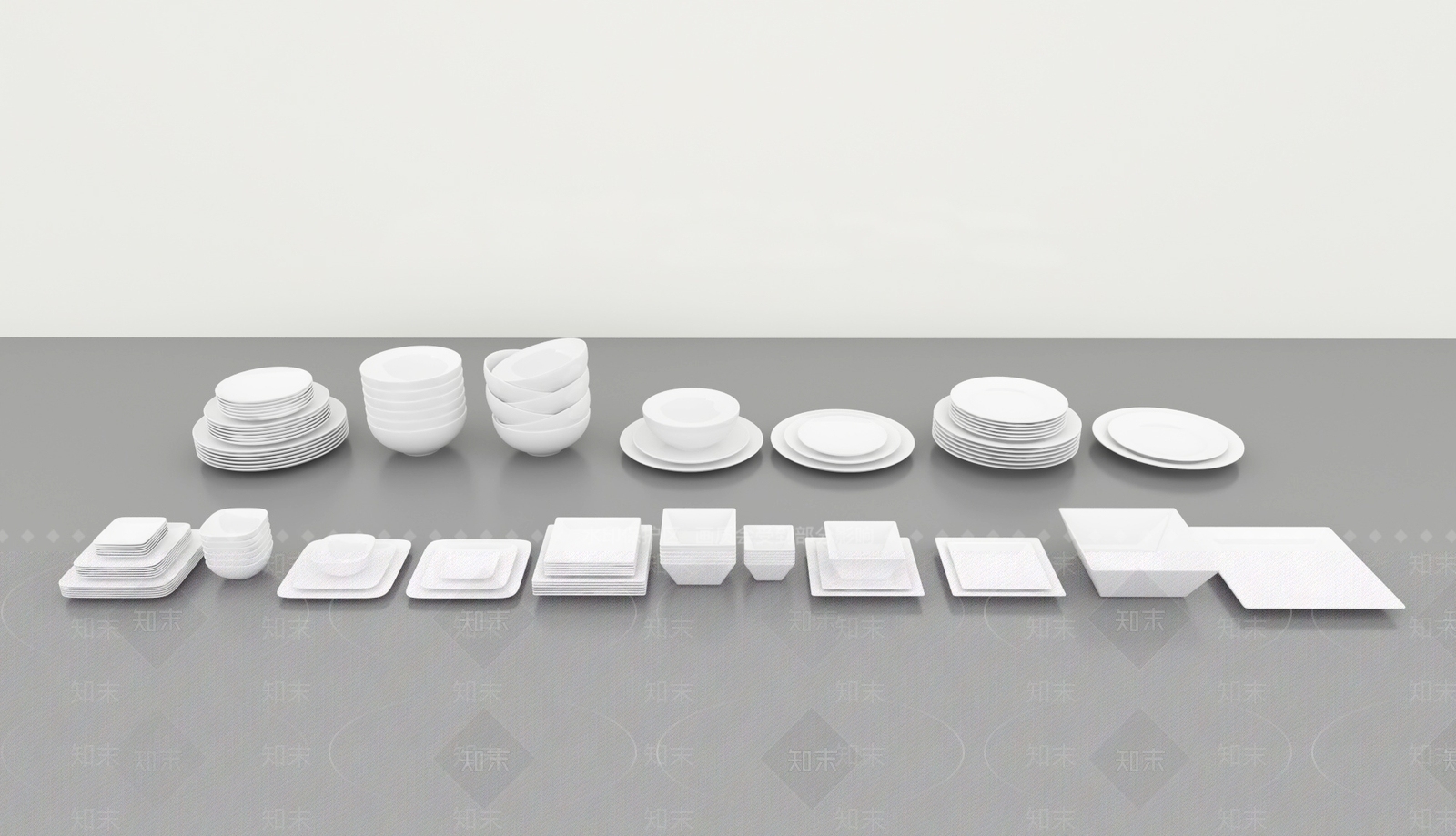 餐具SU模型下载【ID:1189914082】