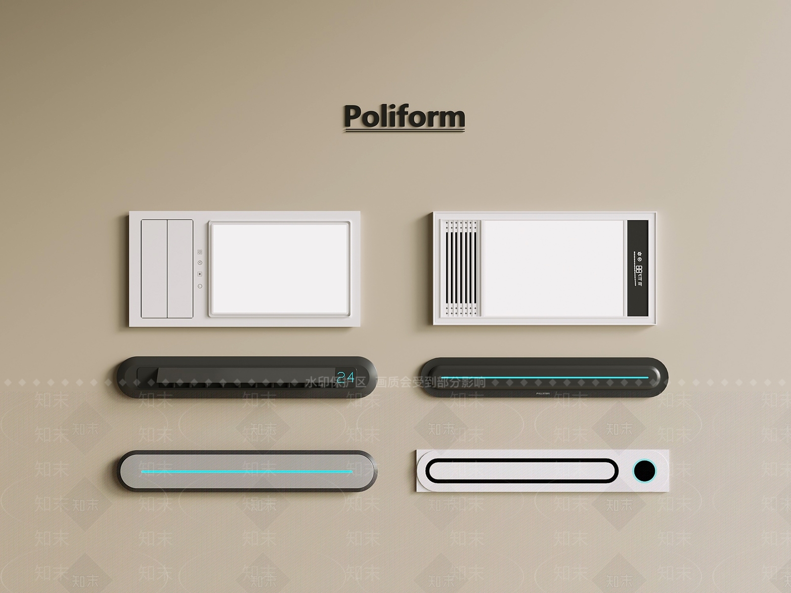 浴霸3D模型下载【ID:1189924091】