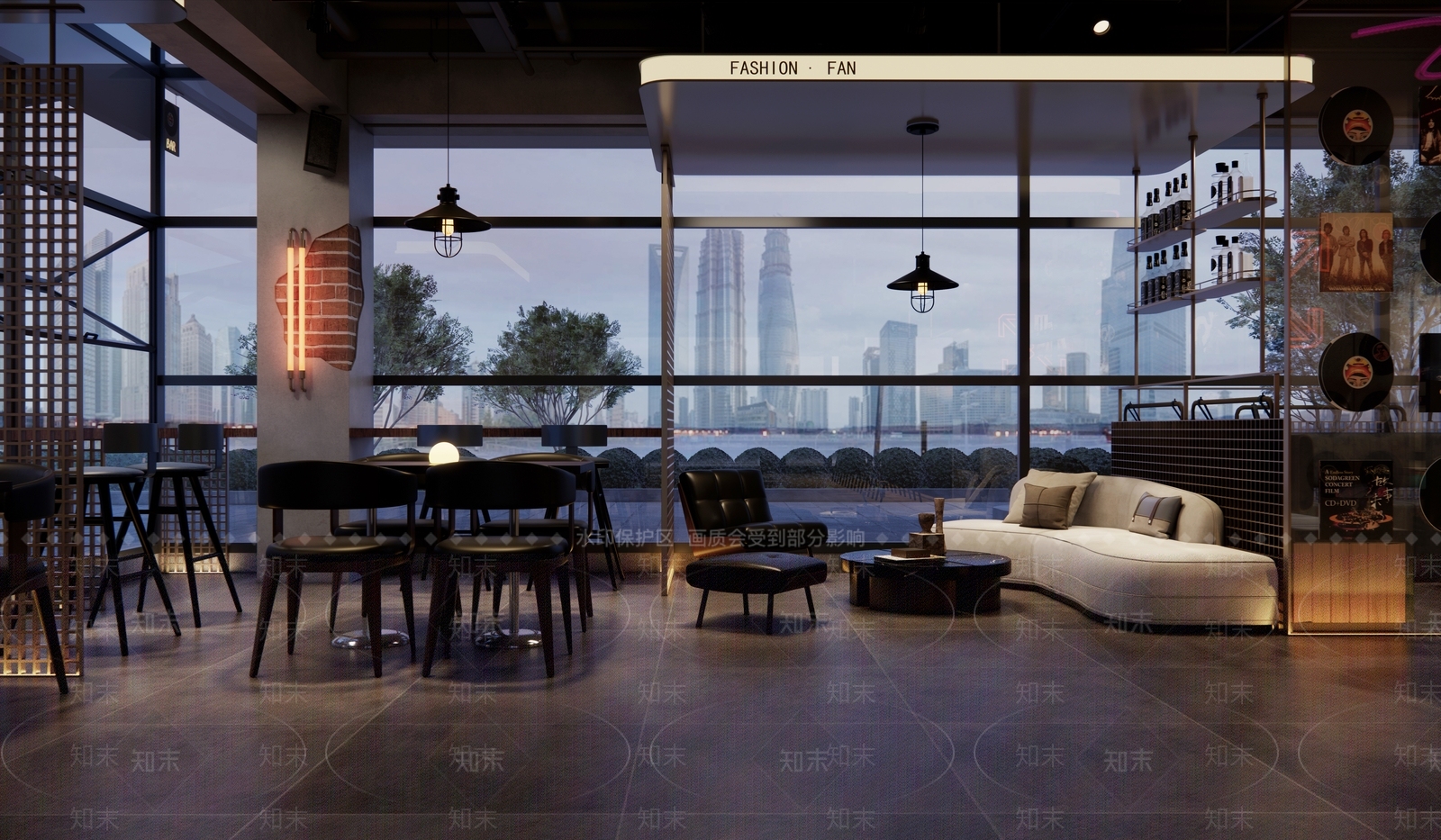 工业复古酒吧SU模型下载【ID:1189927054】