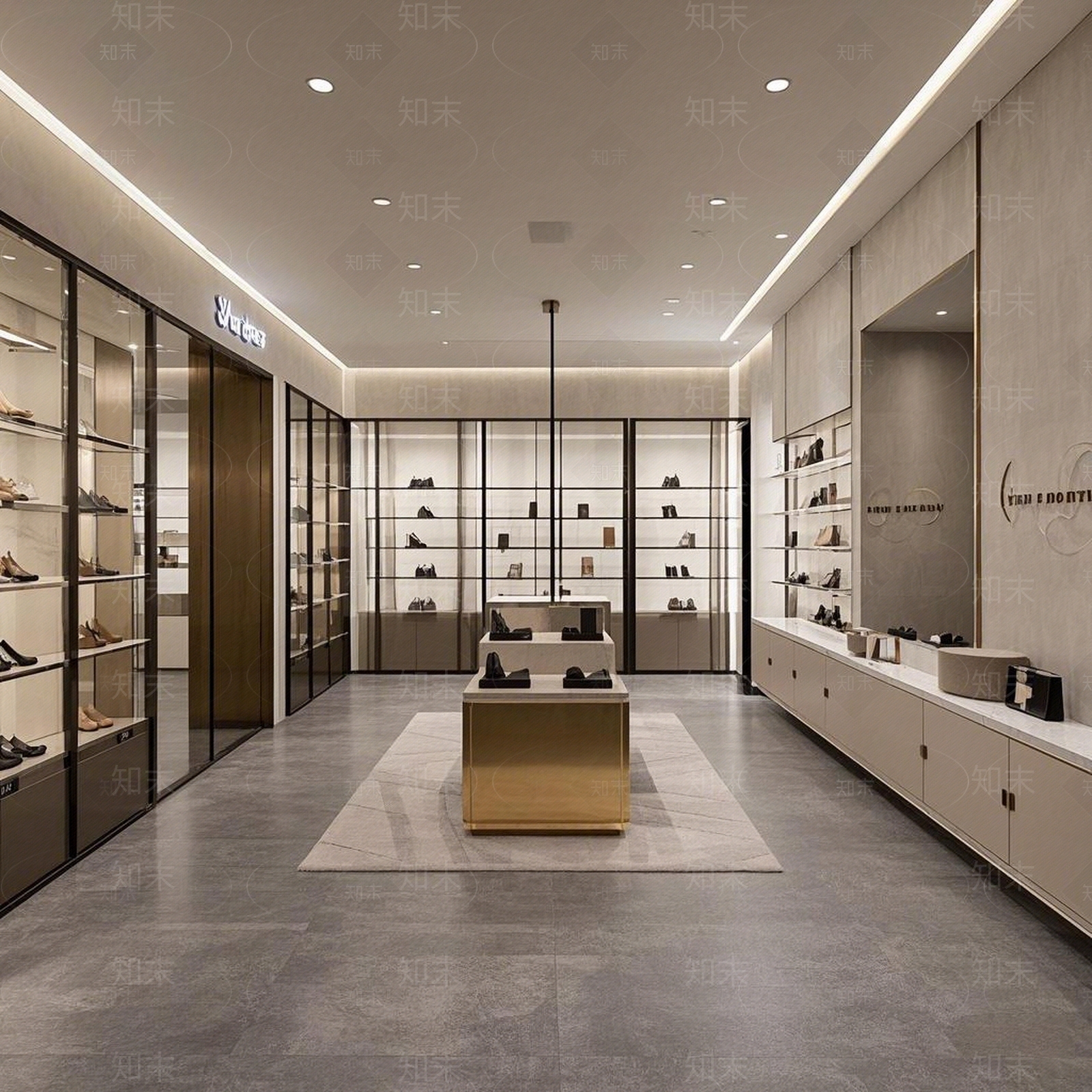 现代轻奢商铺贴图下载【ID:1189930498】