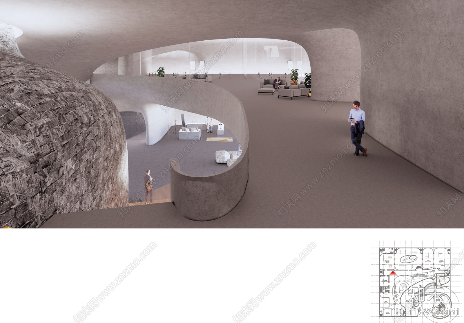 现代文化空间软装下载【ID:1189944451】