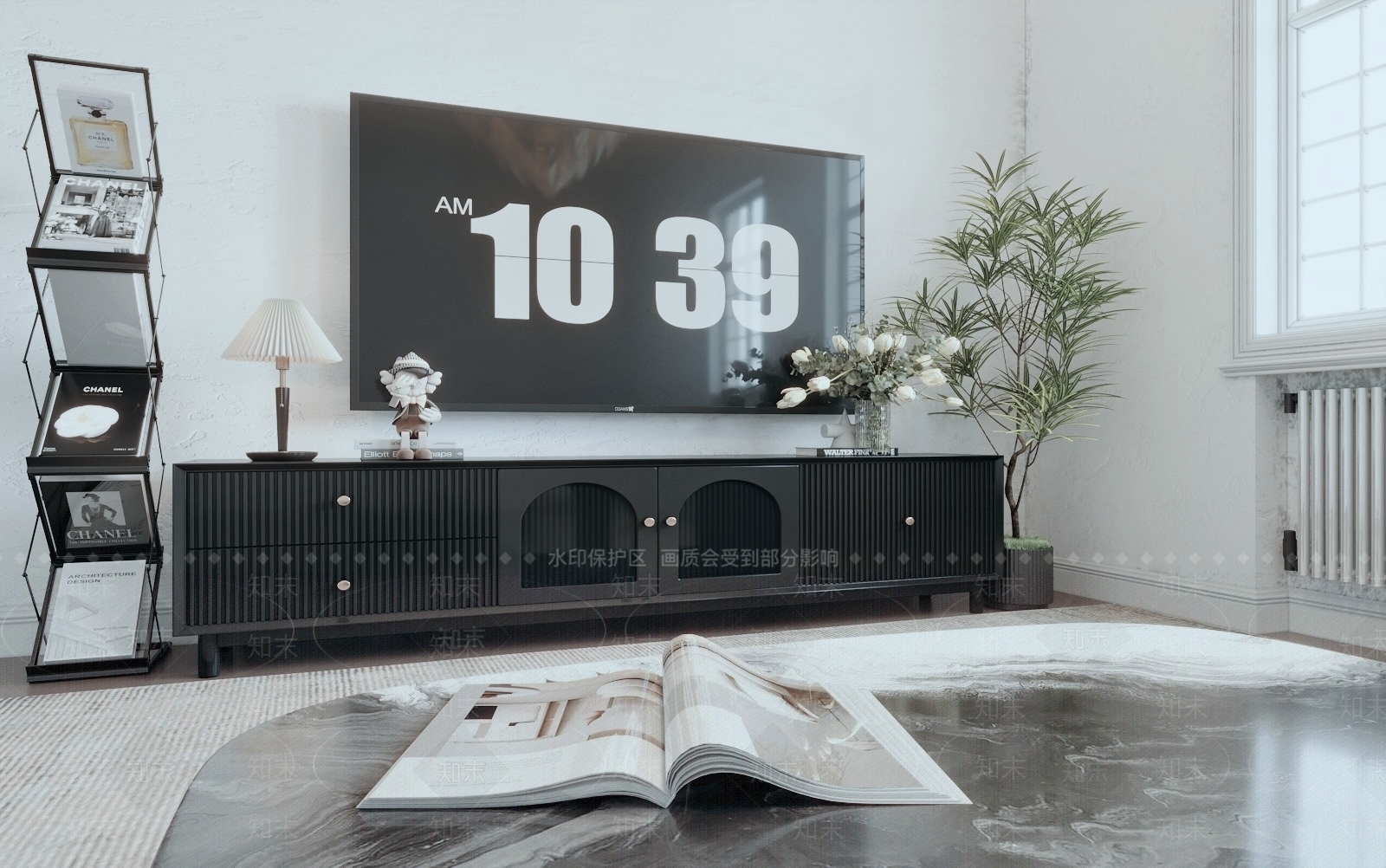 中古复古电视柜3D模型下载【ID:1189942025】